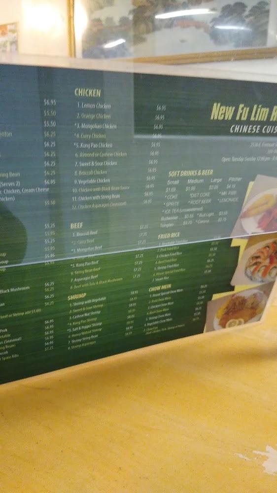 New Fu Lim Restaurant Menu image 4